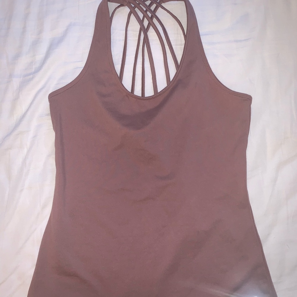 Alo yoga soft spun athletic yoga top size small